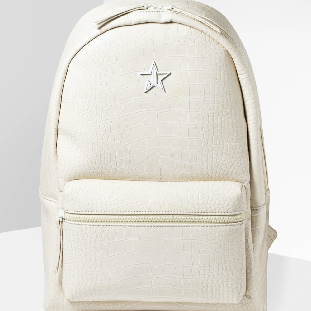 Jeffree Star Vanilla Crocodile Backpack